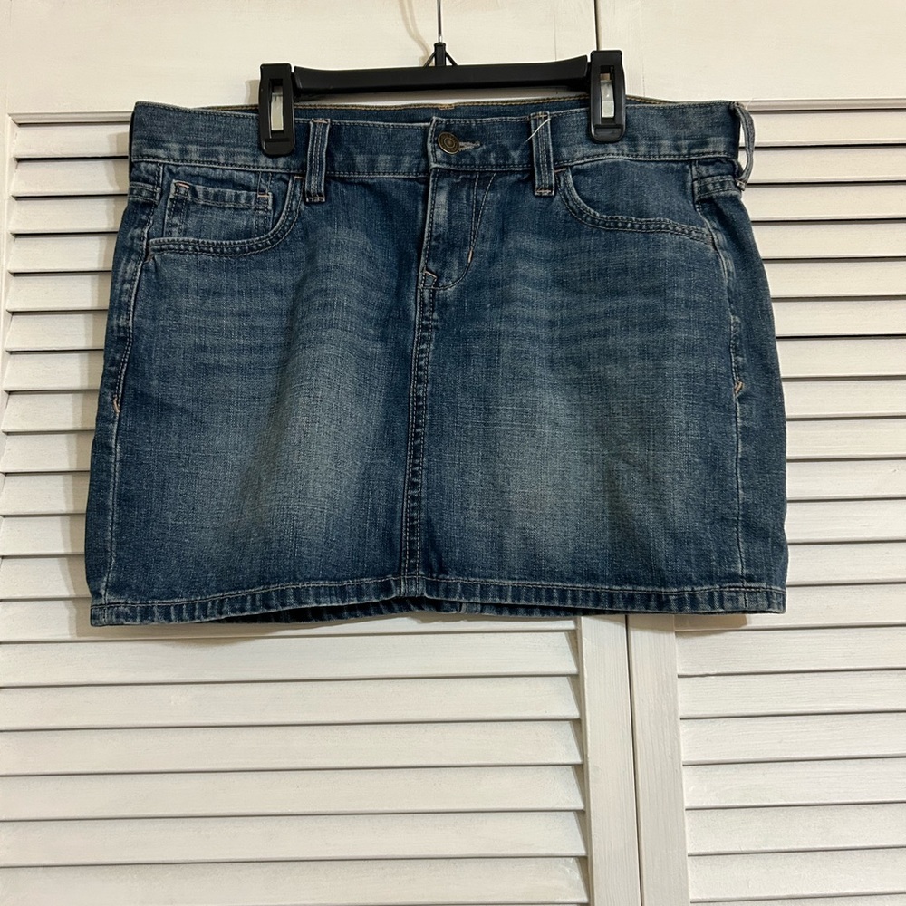 old navy vintage denim skirt